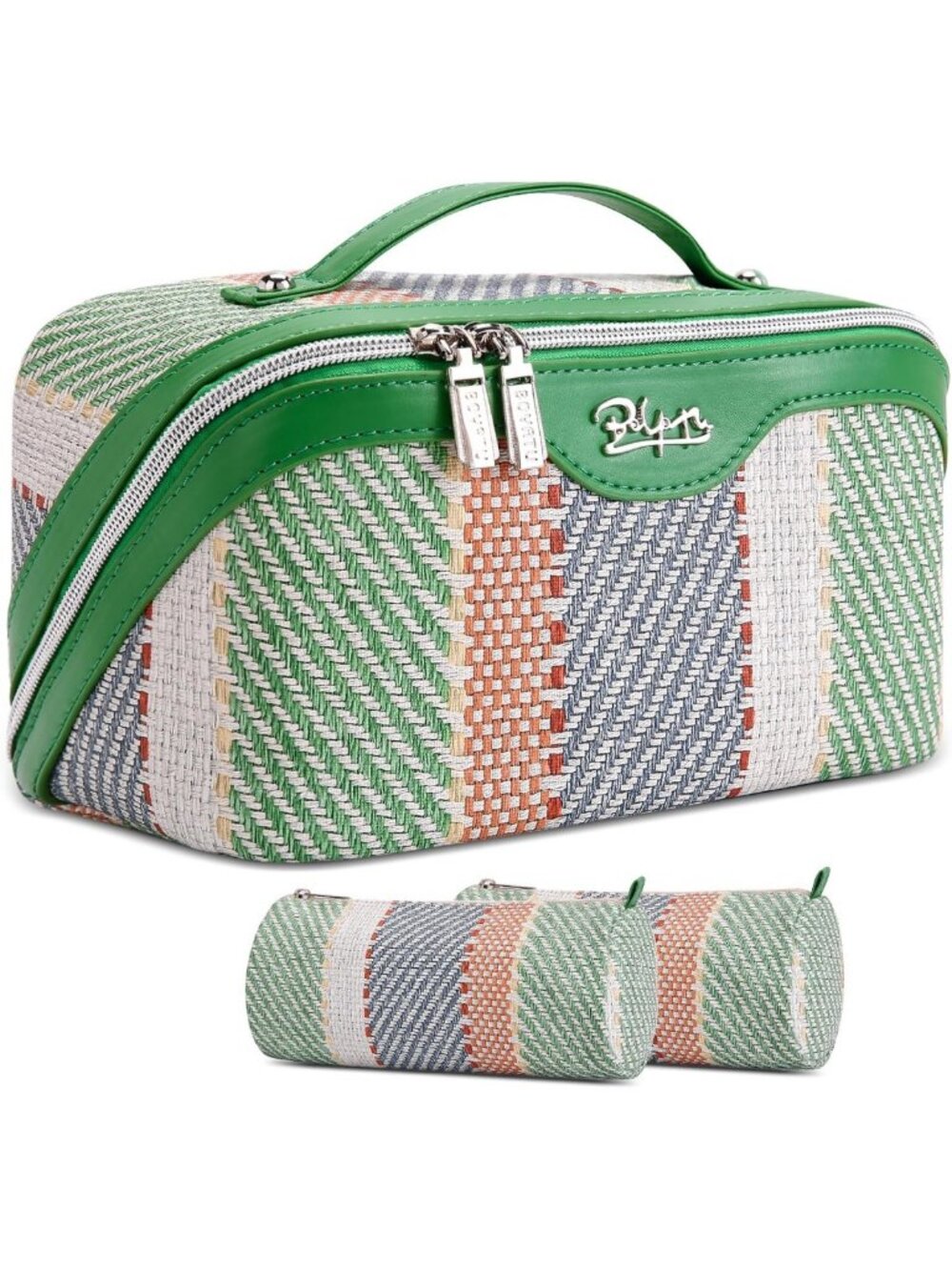 Stylish Green Makeup Organizer & Toiletry Travel Bag for Women - Perfect for